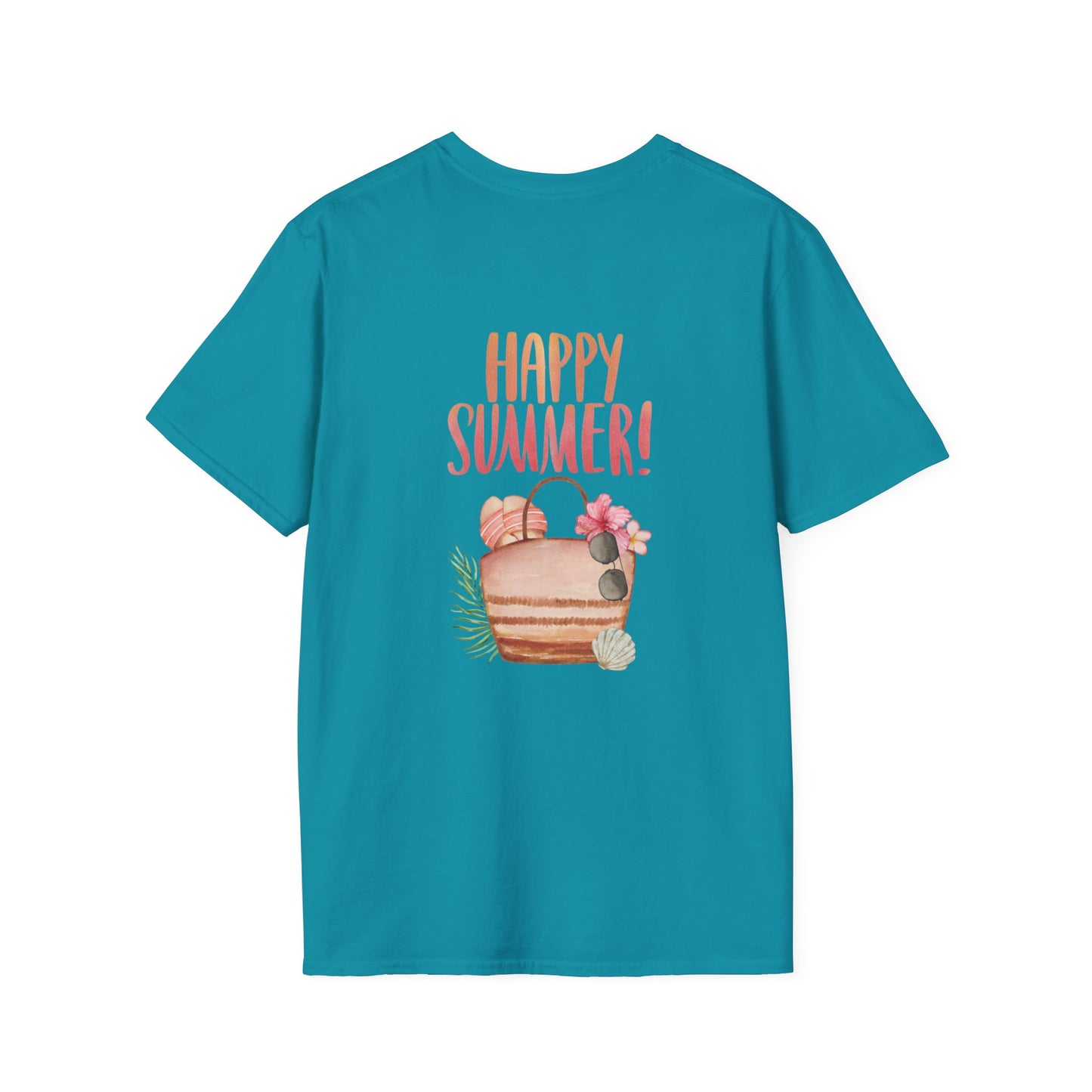 Happy Summer Unisex T-Shirt - Vacation Shirt and Beachwear