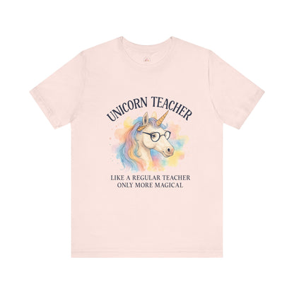 Unisex Tee - Unicorn Teacher Funny Design