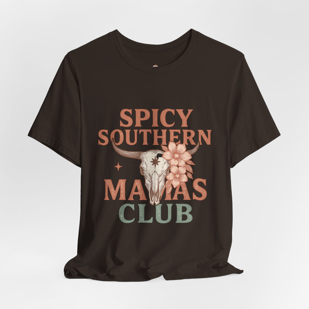Spicy Southern Mamas Club Tee | Western Graphic Shirt for Faith-Filled Women – The Bougie Pumpkin Boutique