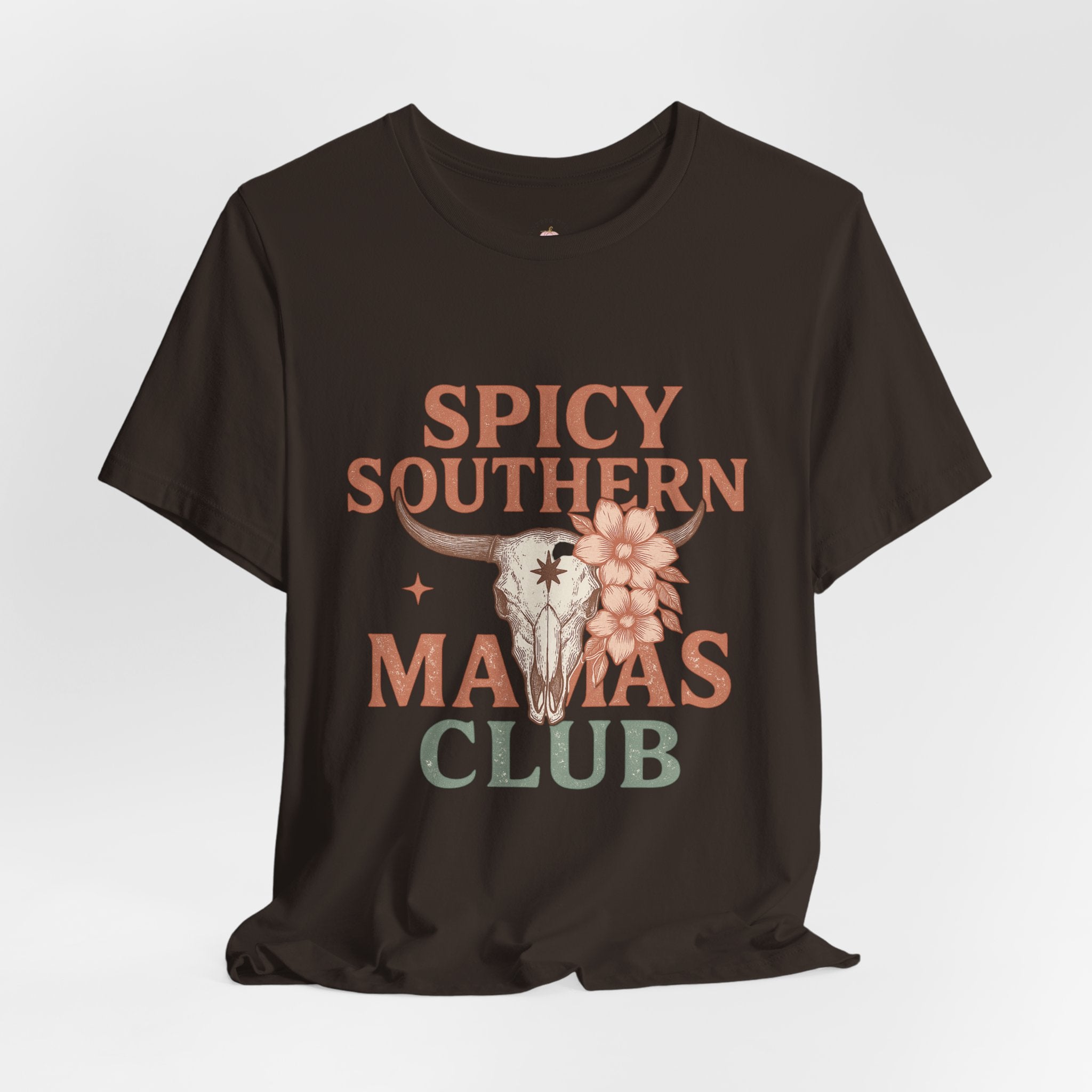 Spicy Southern Mamas Club Tee | Western Graphic Shirt for Faith-Filled Women – The Bougie Pumpkin Boutique