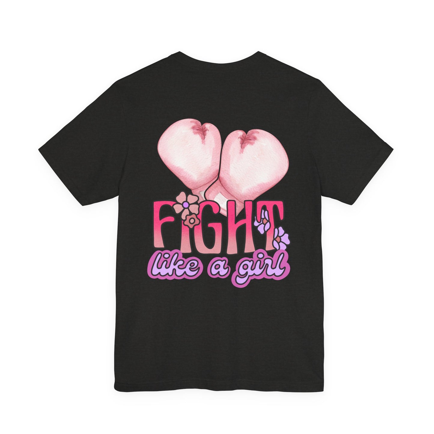 Empowerment Tee: Fight Like a Girl Unisex Jersey Short Sleeve T-Shirt, Awareness Shirt, Cancer Support Apparel, Gift for Fighters, [...]