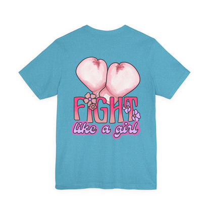 Empowerment Tee: Fight Like a Girl Unisex Jersey Short Sleeve T-Shirt, Awareness Shirt, Cancer Support Apparel, Gift for Fighters, [...]