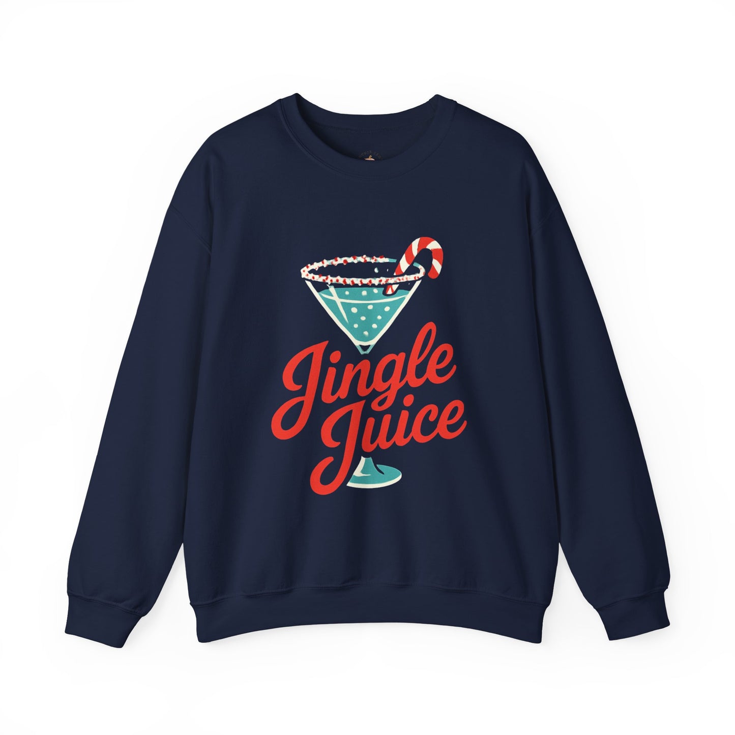 Jingle Juice Crewneck Sweatshirt | Holiday Gift, Cozy Apparel, Unisex, Christmas, Festive Style