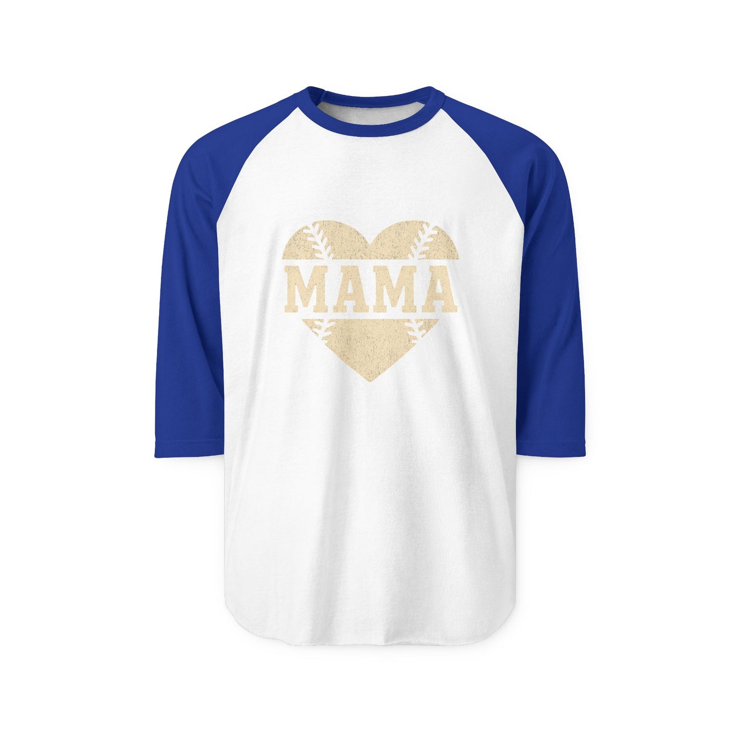 Mama Baseball Heart Raglan Shirt | Game Day Tee for Moms | The Bougie Pumpkin Boutique - The Bougie Pumpkin Boutique