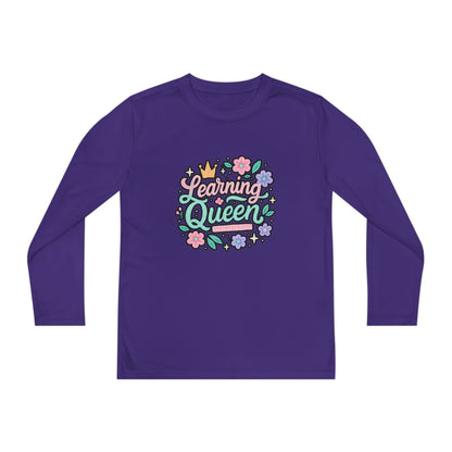 Learning Queen Youth Long Sleeve Tee