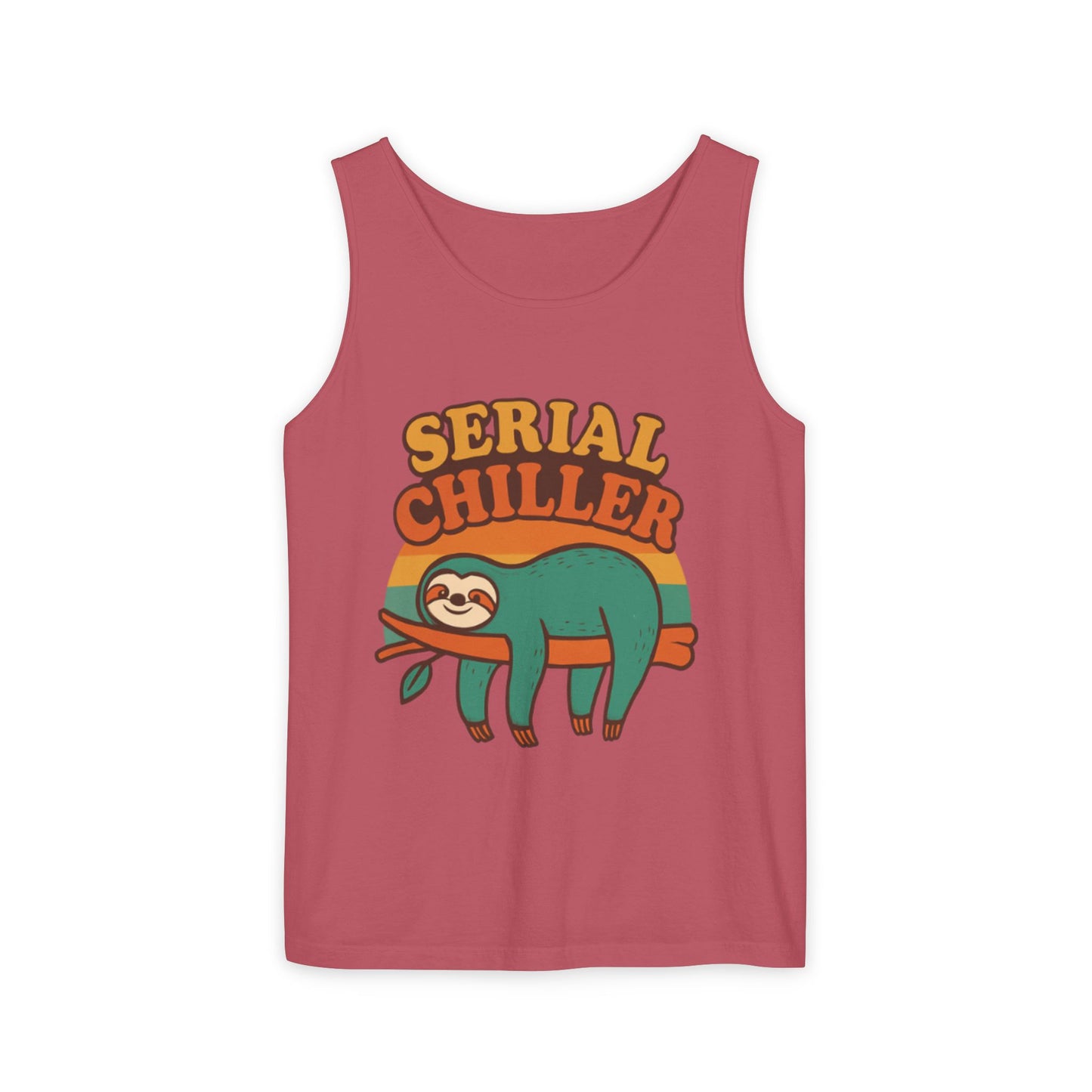 Serial Chiller Vibes Tank Top for Teachers and Moms on Vacay
