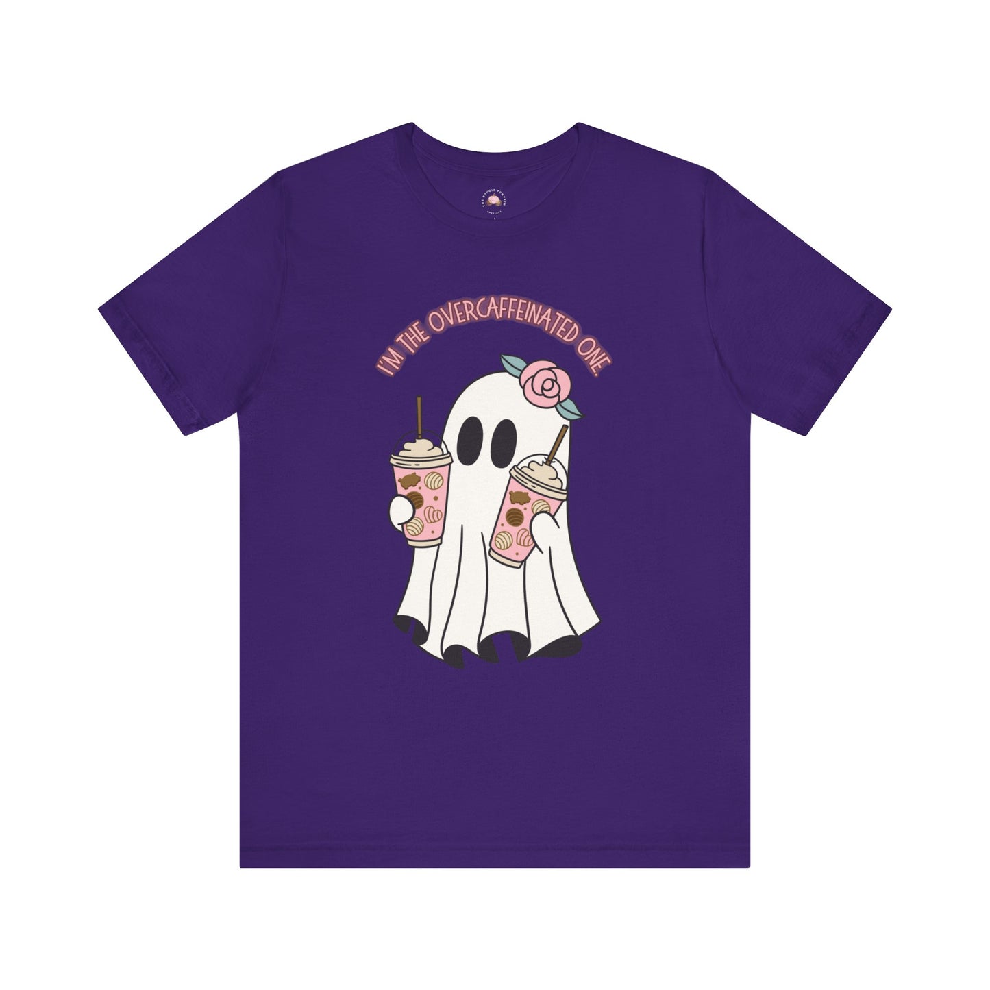 Playful Ghost Tee - Halloween Casual Wear, Unisex Short Sleeve T-Shirt, Funny Graphic Tee, Cute Gift for Halloween Lovers, Cool Ghost Design