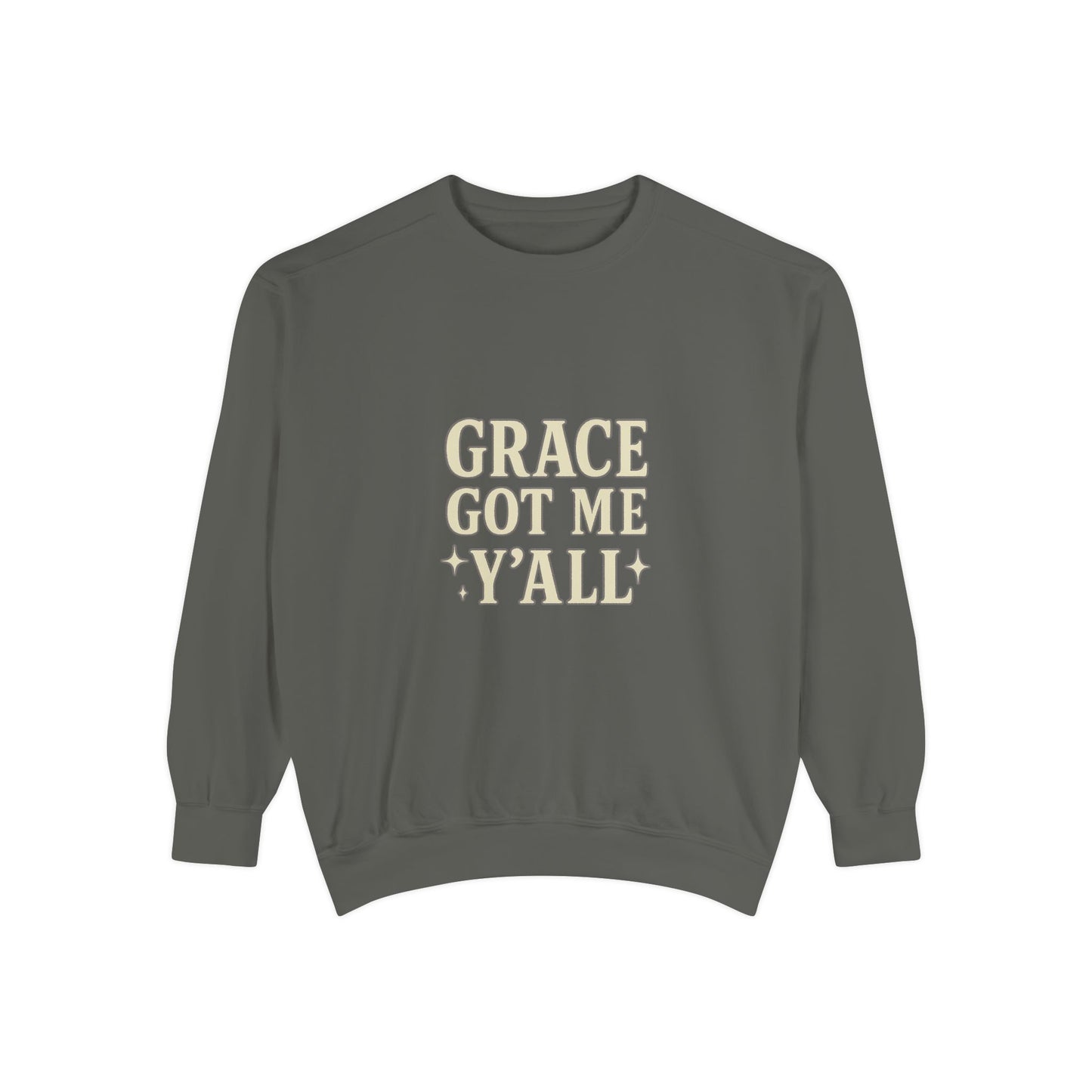 Grace Got Me Y’all Sweatshirt | Southern Faith Crewneck – Bougie Pumpkin Boutique - The Bougie Pumpkin Boutique