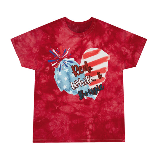 Patriotic Tie-Dye Tee, 4th of July Shirt, Summer Festival Top, Casual Independence Day Outfit, Fun Holiday Apparel