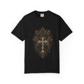 Religious Cross T-Shirt — Ornate Gothic Cross Graphic Tee